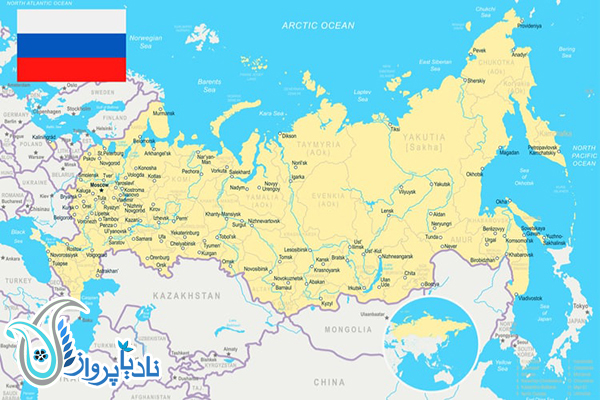 نقشه روسیه